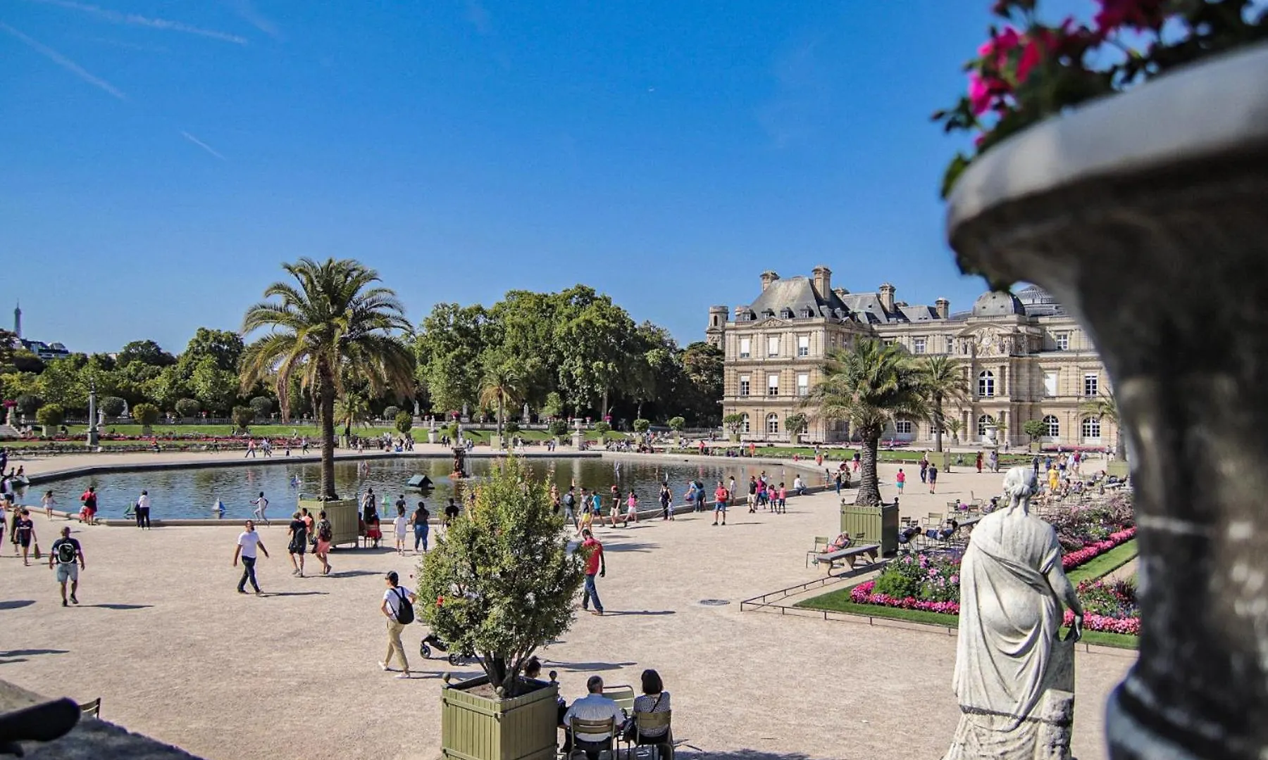 Warm And Bright Front Of Jardin Du Luxembourg Daire Paris